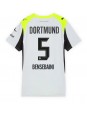 Billige Borussia Dortmund Ramy Bensebaini #5 Bortedrakt Dame 2025-26 Kortermet